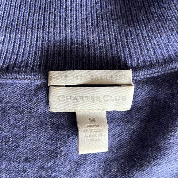 Charter Club Cashmere Turtleneck Sweater - Picture 6 of 8